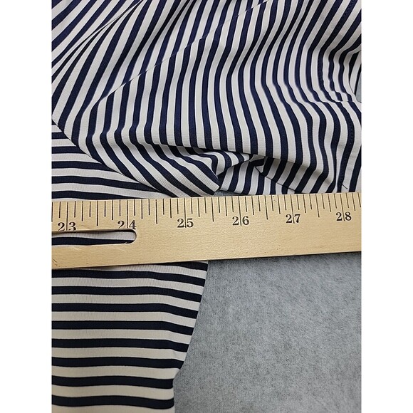 Ralph Lauren RLX Polo Shirt Mens XL Blue White Stripe Performance Golf Stretch - Picture 9 of 11